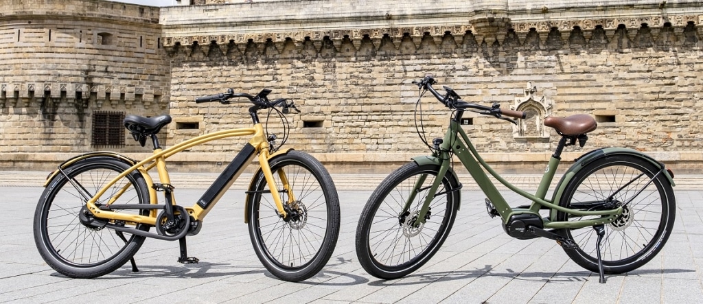 vélos électriques haut de gamme Reinebike en version cadre haut et cadre bas