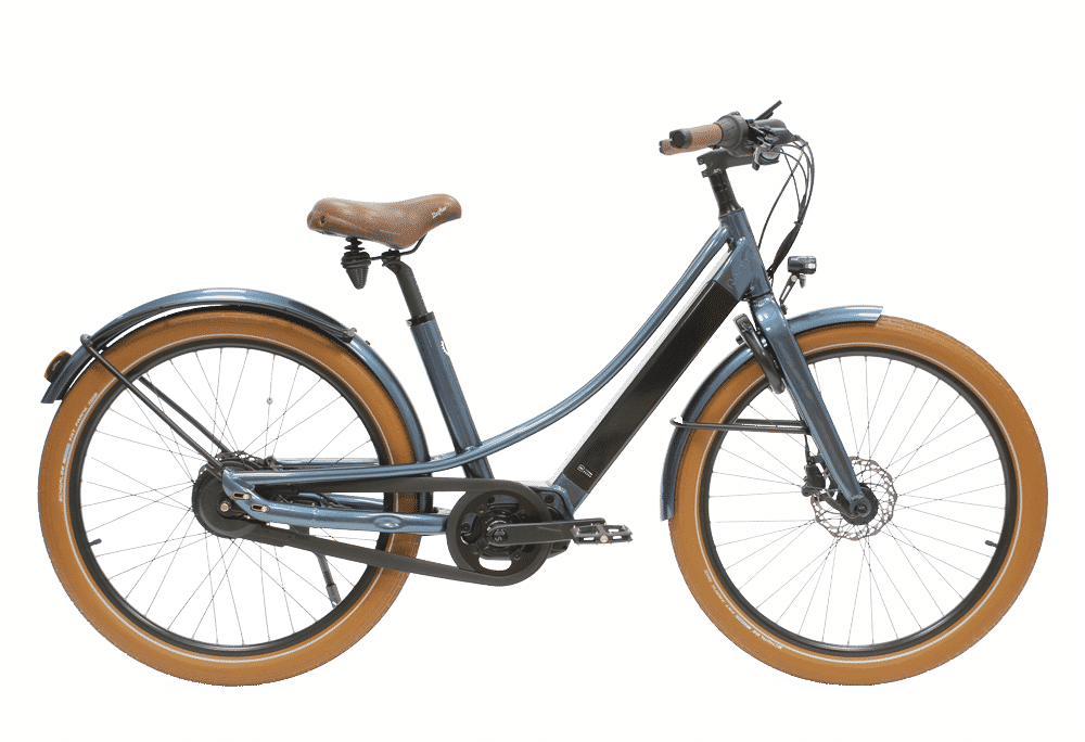 vélo électrique Reinebike cadre bas bleu foncé