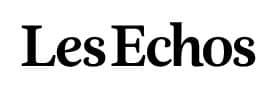 Logo du magazine Les Echos pou l'article sur le vélo électrique