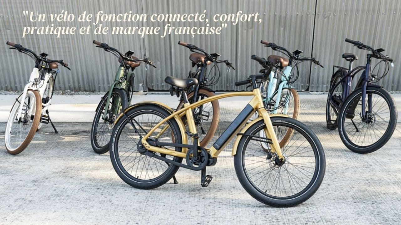 Un vélo de fonction connecté, confort, pratique et de marque française